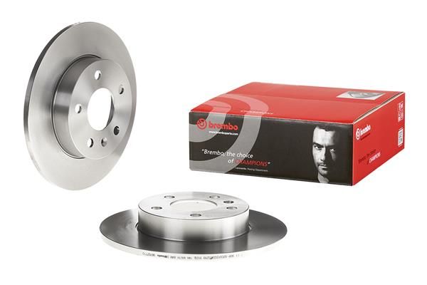 BREMBO 08.7627.10 | Fren Diski Ön Arka Standard Opel | 2 Adet