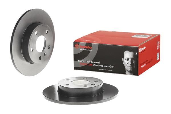 BREMBO 08.7627.11 | Fren Diski Ön Arka UV Coated Opel | 2 Adet
