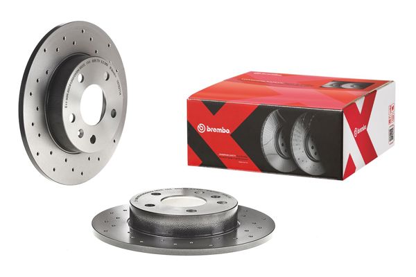 BREMBO 08.7627.1X | Fren Diski Ön Arka Xtra Opel | 2 Adet