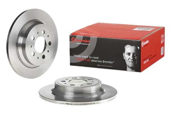 BREMBO 08.7765.10 | Fren Diski Arka Standard Volvo | 2 Adet