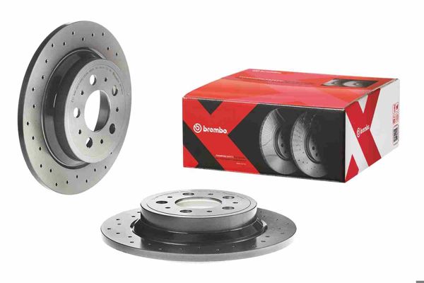 BREMBO 08.7765.1X | Fren Diski Arka Xtra Volvo | 2 Adet