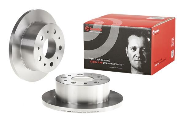 BREMBO 08.8094.60 | Fren Diski Arka Düz 280mm (Fiat Ducato 2.3 JTD / Peugeot Boxer / Citroen Jumper 2.2Hdı 06)