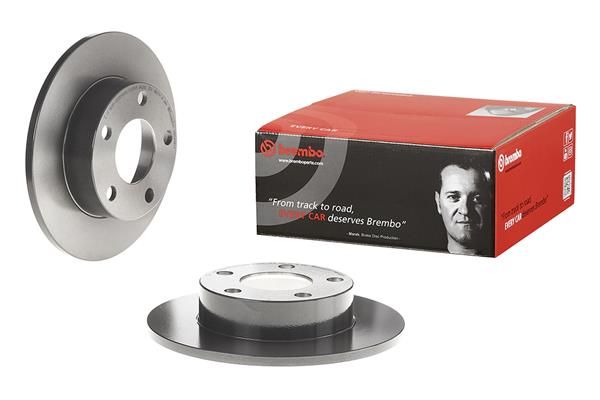 BREMBO 08.8408.11 | Fren Diski Arka Kaplamalı 245×10 5×112 (VW Passat 00-05 Audi A4 95-01) | 2 Adet
