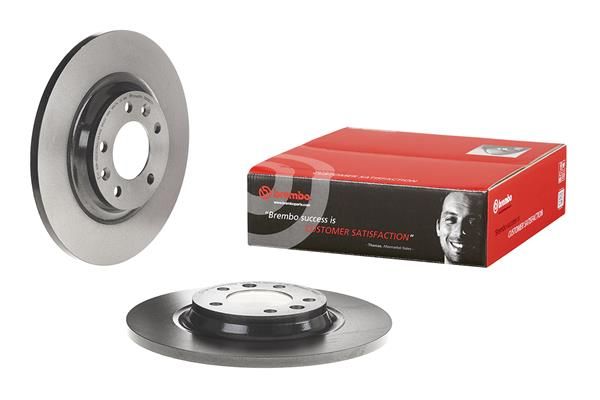 BREMBO 08.8682.11 | Fren Diski Arka [290 / 12-10 mm]-(Peugeot 407 1.6 HDI 1.8 2.0 2.0Hdı) UV Coated | 2 Adet