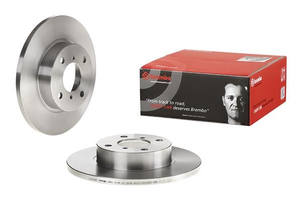 BREMBO 08.8705.10 | Fren Diski Ön Standard Opel | 2 Adet