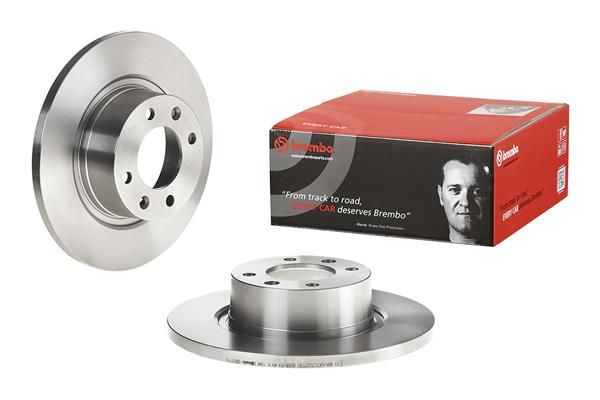 BREMBO 08.8727.10 | Fren Diski Arka Standard Citroen | 2 Adet