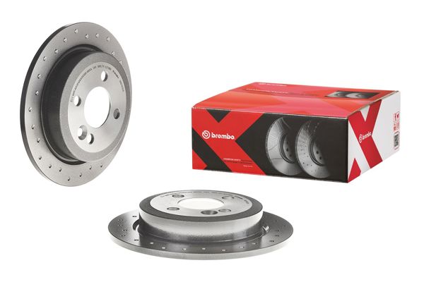 BREMBO 08.9163.2X | Fren Diski Arka Xtra Mini | 2 Adet