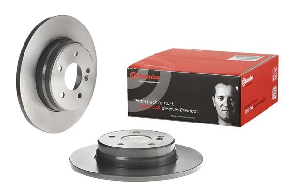 BREMBO 08.9175.11 | Fren Diski Arka UV Coated Mercedes-Benz | 2 Adet