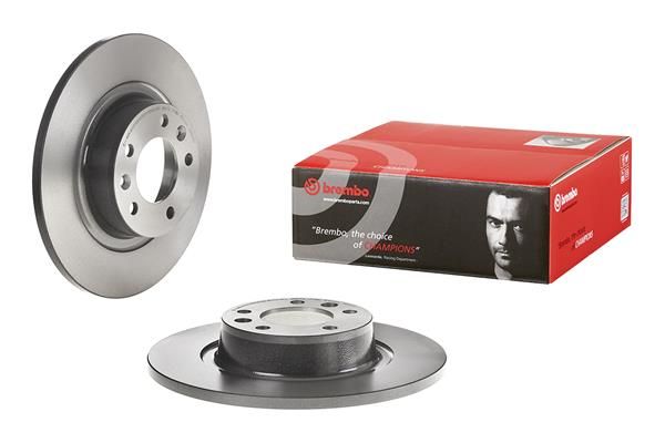 BREMBO 08.9367.11 | Fren Diski Arka UV Coated Peugeot | 2 Adet