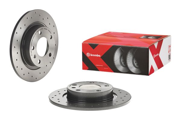 BREMBO 08.9460.3X | Fren Diski Arka Xtra Opel | 2 Adet