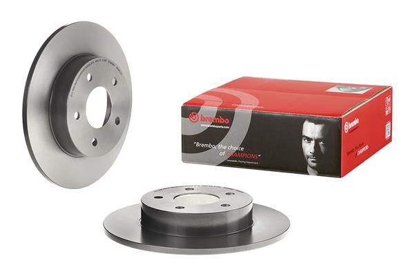 BREMBO 08.9461.21 | Fren Diski Arka UV Coated Nissan | 2 Adet