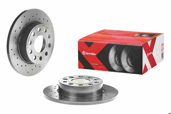 BREMBO 08.9488.1X | Fren Diski Arka Xtra Audi | 2 Adet