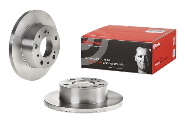BREMBO 08.9601.14 | Fren Diski Ön Standard Peugeot | 2 Adet