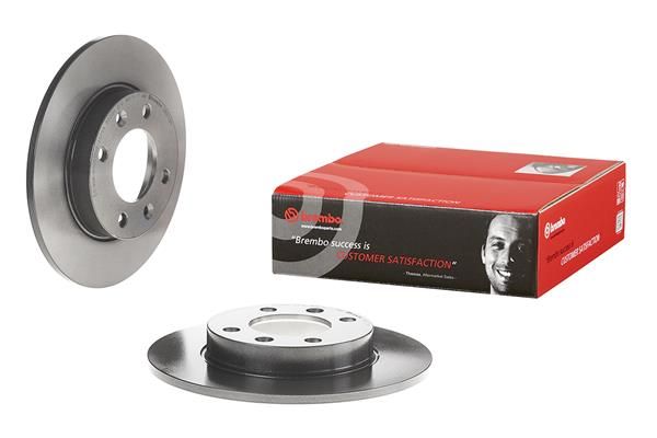 BREMBO 08.9719.11 | Fren Diski Arka Düz 247 mm (Peugeot 307 / Citroen C2 / C3) UV Coated | 2 Adet