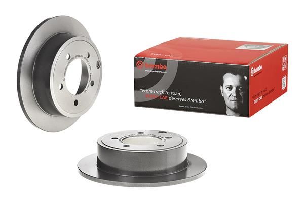 BREMBO 08.A114.31 | Fren Diski Arka UV Coated Chrysler | 2 Adet