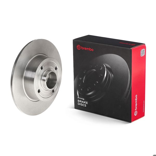 BREMBO 08.A141.17 | Fren Diski Arka Wıth Bearıng Kit Renault | 2 Adet