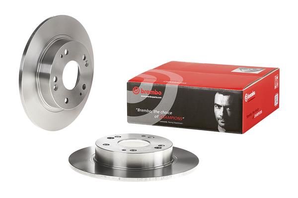 BREMBO 08.A147.10 | Fren Diski Arka Düz (260-5)-(Honda Civic 2007 / 2011 Hb-Sedan / Civic 2012 / 2013 Sedan) | 2 Adet