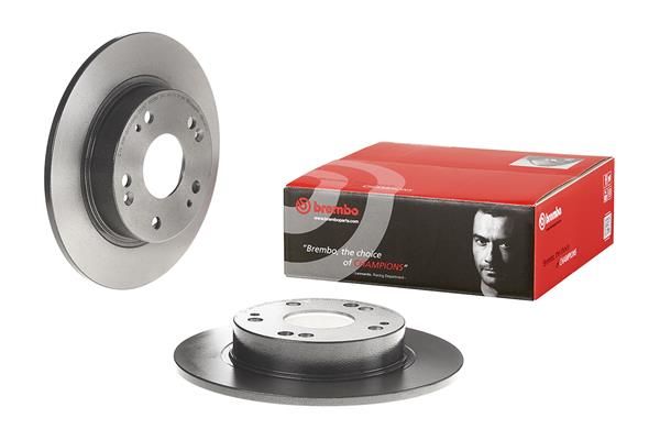 BREMBO 08.A147.11 | Fren Diski Arka Düz (260-5)-(Honda Civic 2007 / 2011 Hb-Sedan / Civic 2012 / 2013 Sedan) UV Coated | 2 Adet