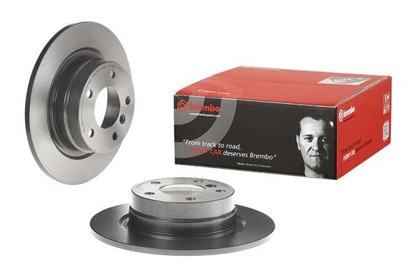 BREMBO 08.A205.11 | Fren Diski E-87 / 90 / 91 Arka 120 / 318 / 320 Düz Tek | 2 Adet