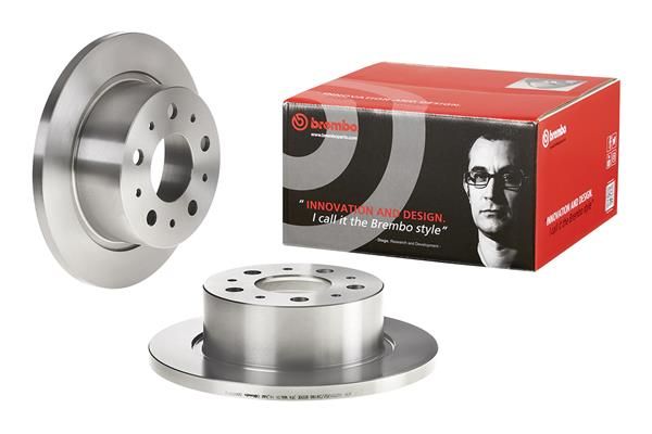 BREMBO 08.A459.10 | Fren Diski Arka Standard Peugeot | 2 Adet