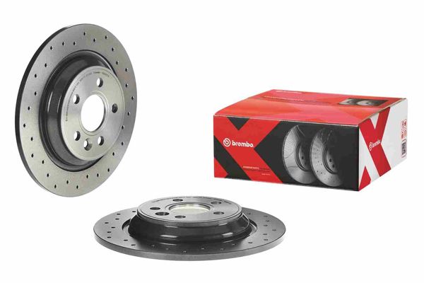 BREMBO 08.A537.1X | Fren Diski Arka Xtra Volvo | 2 Adet