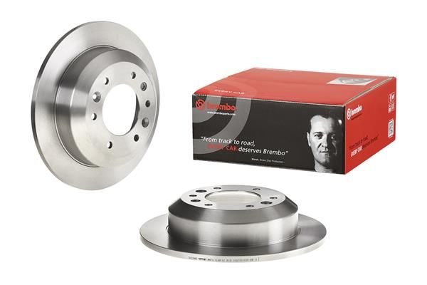 BREMBO 08.A633.10 | Fren Diski Arka Standard Kia | 2 Adet