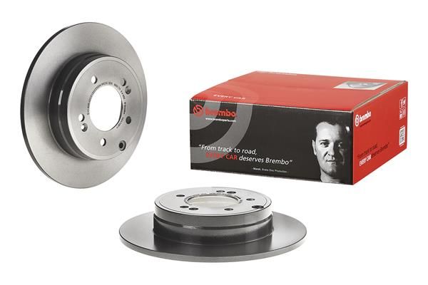 BREMBO 08.A708.11 | Fren Diski Arka UV Coated Hyundai | 2 Adet