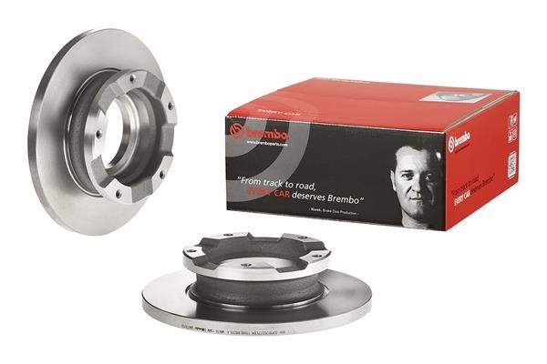 BREMBO 08.A730.10 | Fren Diski Arka Ø280 Dolu (Ford Transit 2.2 TDCI V347 06 -)