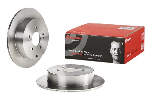 BREMBO 08.A755.20 | Fren Diski Arka Standard Mitsubishi | 2 Adet