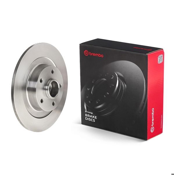 BREMBO 08.A826.37 | Fren Diski Arka Wıth Bearıng Kit Renault | 2 Adet