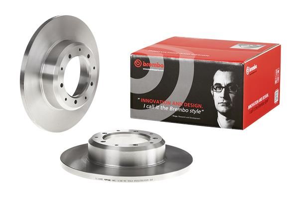 BREMBO 08.A841.10 | Fren Diski Arka Standard Land Rover | 2 Adet