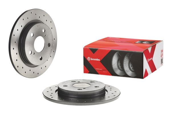 BREMBO 08.A912.1X | Fren Diski Arka Xtra Toyota | 2 Adet
