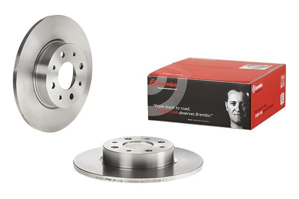BREMBO 08.A915.10 | Fren Diski Arka Standard Alfa Romeo | 2 Adet