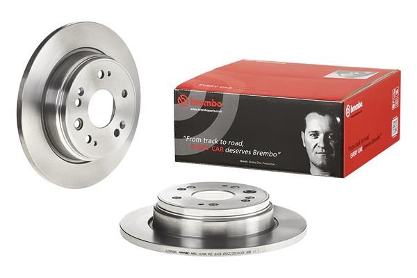 BREMBO 08.B586.10 | Fren Diski Arka Standard Honda | 2 Adet
