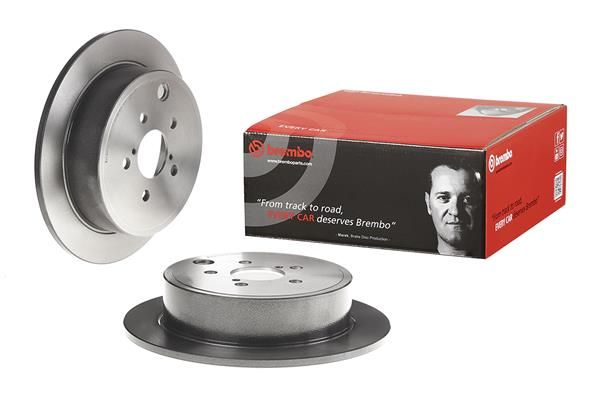 BREMBO 08.C252.11 | Fren Disk Arka Düz-(286-5)-(Subaru Forester 09 / Impreza 08 / Legacy 09 / Outback 09 /) | 1 Adet