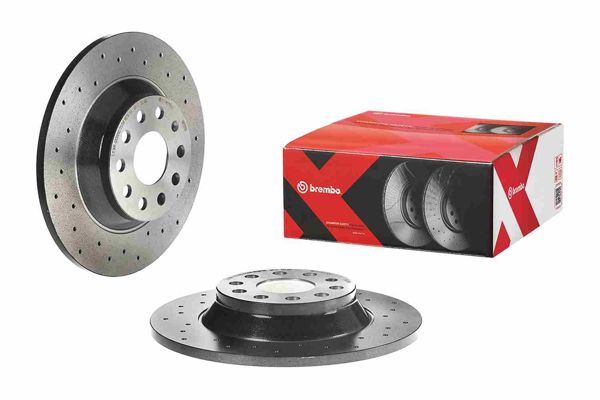 BREMBO 08.C501.1X | Fren Diski Arka Xtra Audi | 2 Adet