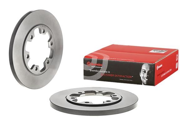 BREMBO 08.C540.11 | Fren Disk Arka Dolu 308-6 UV Coated (Ford Transit V363 14 -) Çift Teker | 2 Adet