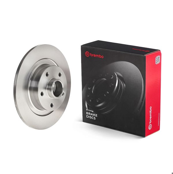 BREMBO 08.C742.17 | Fren Diski Arka Wıth Bearıng Kit Renault | 2 Adet