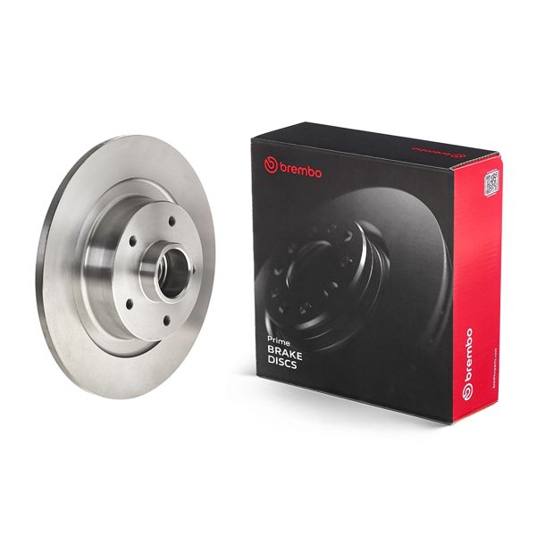 BREMBO 08.C742.37 | Fren Diski Arka Wıth Bearıng Kit Renault | 2 Adet