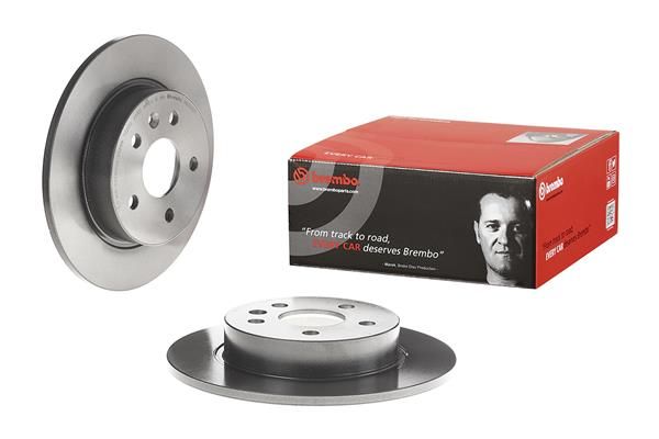 BREMBO 08.D225.11 | Fren Diski Arka UV Coated Opel | 2 Adet