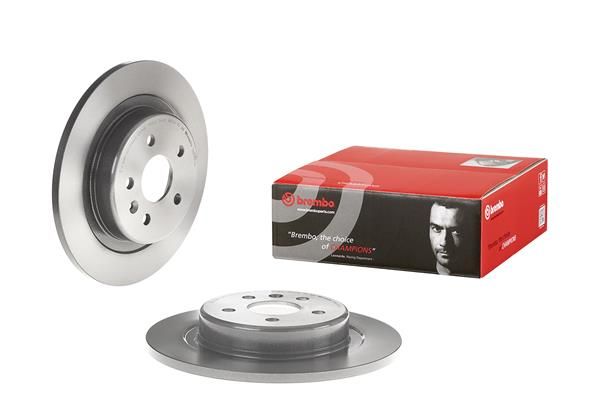 BREMBO 08.D757.11 | Fren Diski Arka UV Coated Opel | 2 Adet