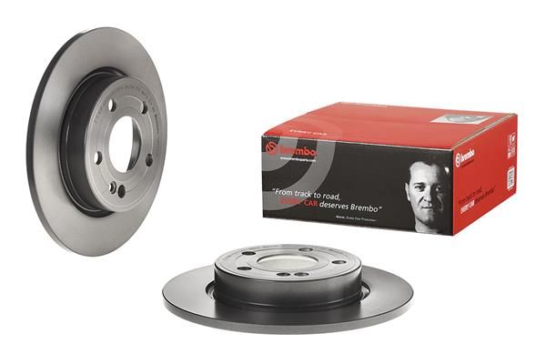 BREMBO 08.D758.11 | Fren Diski Arka UV Coated Mercedes-Benz | 2 Adet