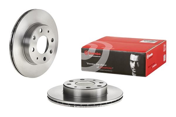BREMBO 09.3102.10 | Fren Disk Ön Hava Kanallı 231-4-(Honda Civic III 1985 / 1987 Honda Civic IV 1987 / 1989 | 2 Adet
