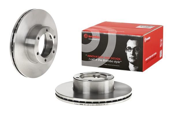 BREMBO 09.4481.10 | Fren Diski Ön Standard Renault | 2 Adet