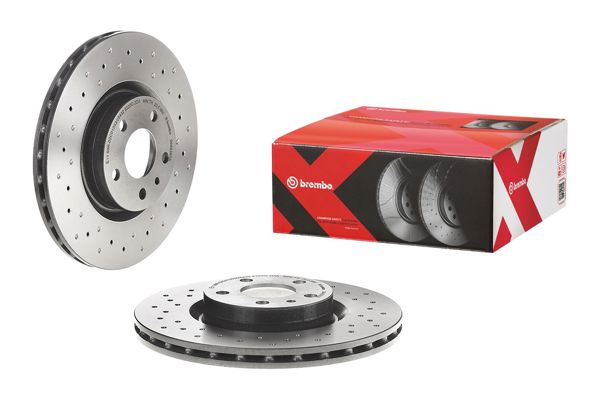 BREMBO 09.4939.2X | Fren Diski Ön Havalı 284.5 mm (Fiat Doblo 1.4 1.3 JTD 1.6 JTD 04 / 10 Egea 1.3Mjtd 1.6 Mjtd) Delikli | 2 Adet