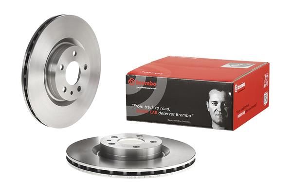 BREMBO 09.4939.40 | Fren Diski Ön Standard Fiat | 2 Adet