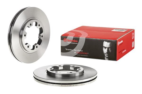 BREMBO 09.5055.10 | Fren Diski Ön Standard Ford | 2 Adet