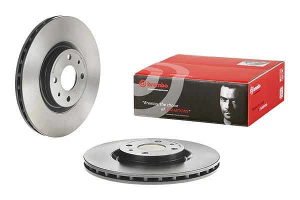 BREMBO 09.5058.11 | Fren Diski Ön UV Coated Fiat | 2 Adet