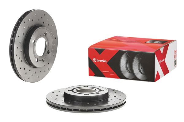 BREMBO 09.5166.1X | Fren Diski Ön Xtra VW | 2 Adet