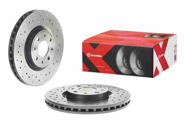 BREMBO 09.5180.3X | Fren Diski Ön Xtra Alfa Romeo | 2 Adet